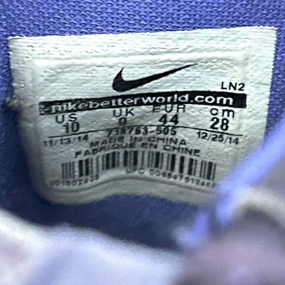 2014 Nike Kobe 10 X Elite High Team Pack Purple Ink Rare KB24 718763-505 Sz 10